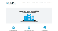 Desktop Screenshot of csphealthcare.com